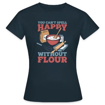 Boulangerie Boulangerie Boulangerie - T-shirt Femme - marine - Devant - AI Model Female 172 dark (172cm)