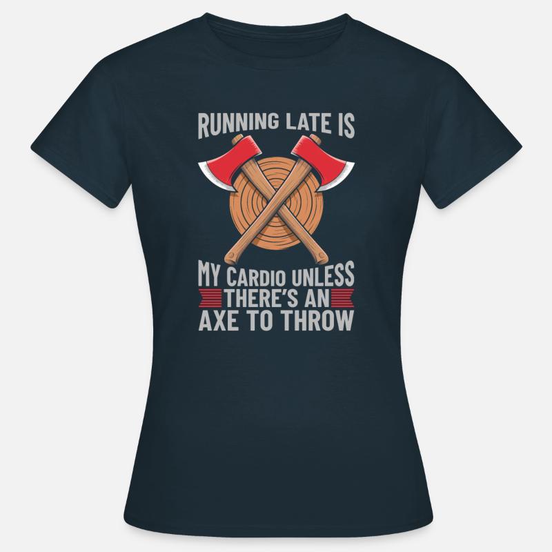 Lancer de hache Lanceur de hache - T-shirt Femme - marine