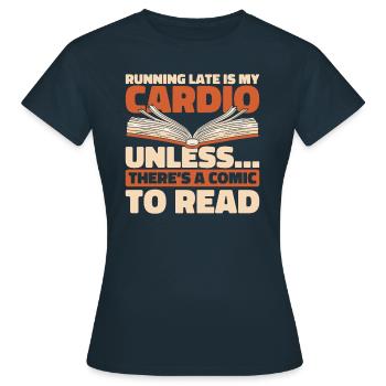 Bande dessinée - T-shirt Femme - marine - Devant - AI Model Female 172 dark (172cm)