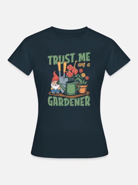 Gärtner - Frauen T-Shirt - Navy