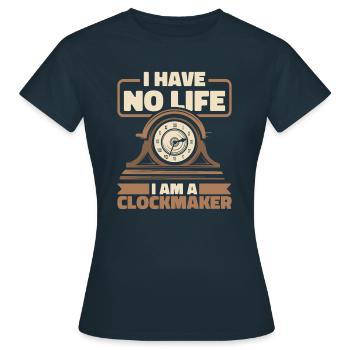 Horloger - T-shirt Femme - marine - Devant - AI Model Female 172 dark (172cm)