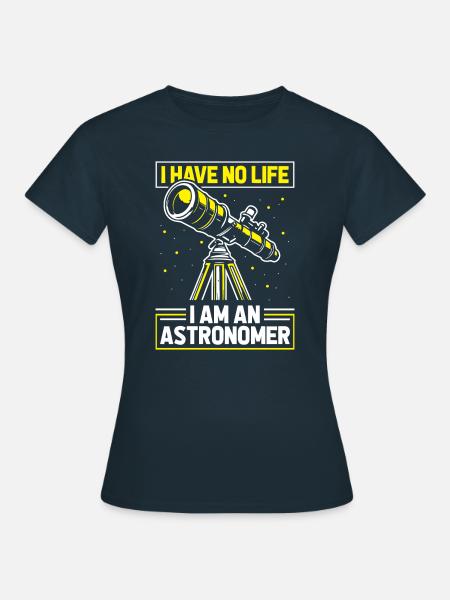 Astronom - Frauen T-Shirt - Navy
