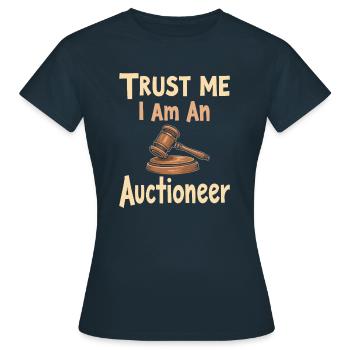 Commissaire-priseur - T-shirt Femme - marine - Devant - AI Model Female 172 dark (172cm)
