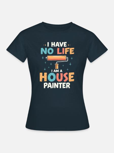 Maler - Frauen T-Shirt - Navy