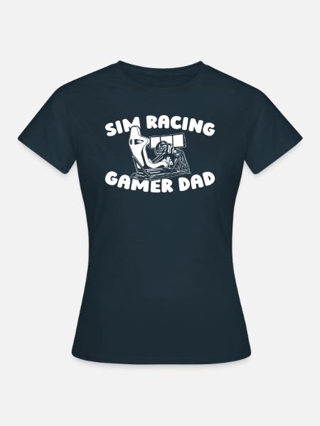 Sim Racing - Frauen T-Shirt - Navy