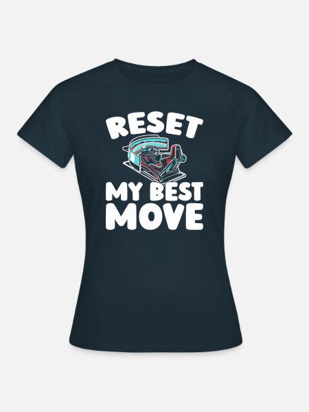 Sim Racing - Frauen T-Shirt - Navy