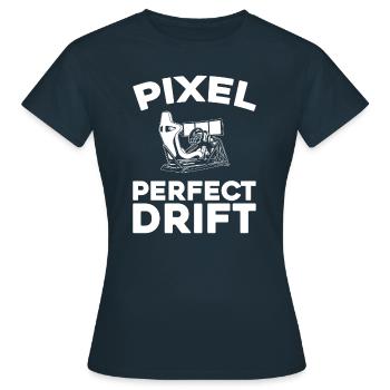 Sim Racing - T-shirt Femme - marine - Devant - AI Model Female 172 dark (172cm)