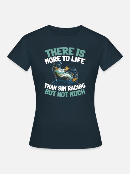 Sim Racing - Frauen T-Shirt - Navy