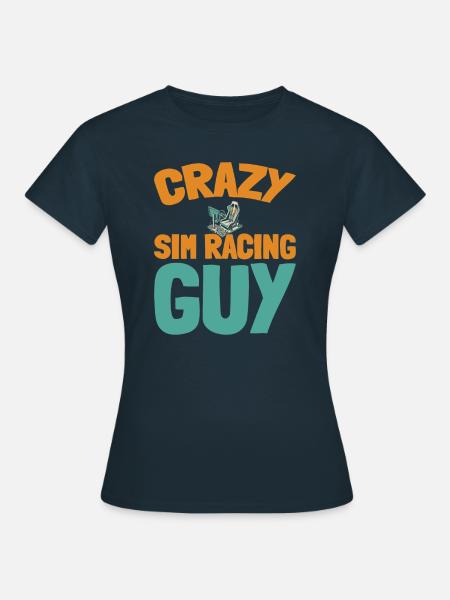 Sim Racing - Frauen T-Shirt - Navy