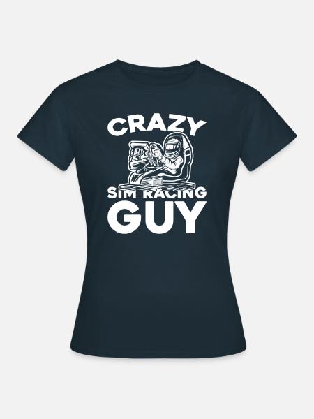 Sim Racing - Frauen T-Shirt - Navy