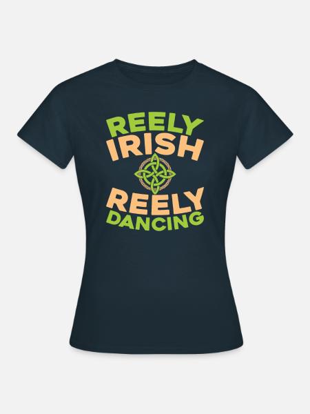 Irish Dance Irischer Tanz - Frauen T-Shirt - Navy