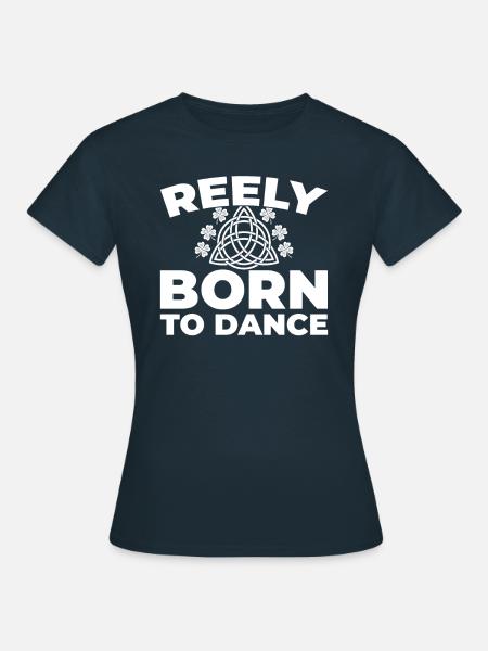 Irish Dance Irischer Tanz - Frauen T-Shirt - Navy