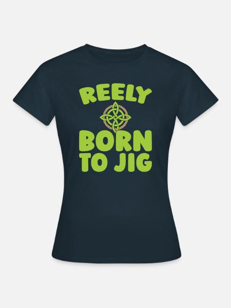 Irish Dance Irischer Tanz - Frauen T-Shirt - Navy