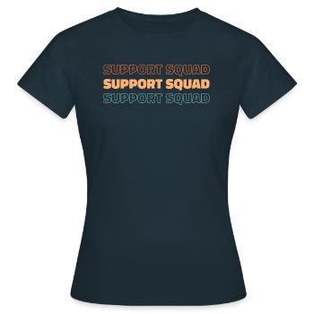 Commissaire d’exposition Kader - T-shirt Femme - marine - Devant - AI Model Female 172 dark (172cm)