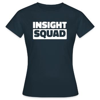 Kurier Kader - Frauen T-Shirt - Navy - Vorne - AI Model Female 172 dark (172cm)