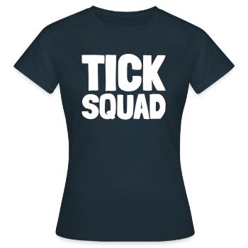 Escouade de contrôleurs - T-shirt Femme - marine - Devant - AI Model Female 172 dark (172cm)
