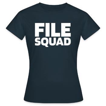 Cadre des greffiers des tribunaux - T-shirt Femme - marine - Devant - AI Model Female 172 dark (172cm)