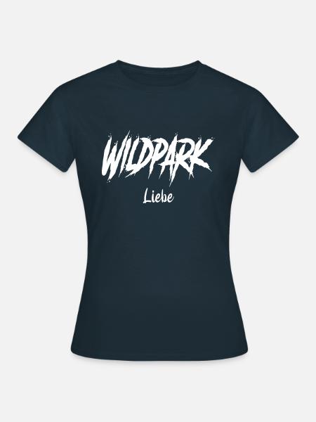Wildpark Liebe Fan Shirt Karlsruhe - Frauen T-Shirt - Navy