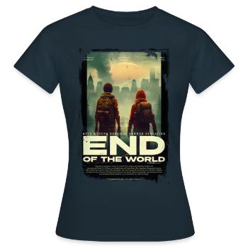 Zombie Apocalypse - End of the World - Women's T-Shirt - navy - Front - AI Model Female 172 dark (172cm)