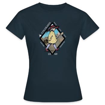 Colorado - T-shirt Femme - marine - Devant - AI Model Female 172 dark (172cm)