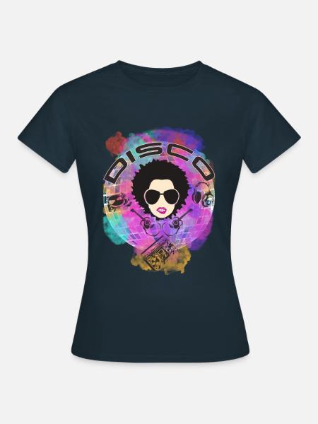 Disco - Frauen T-Shirt - Navy