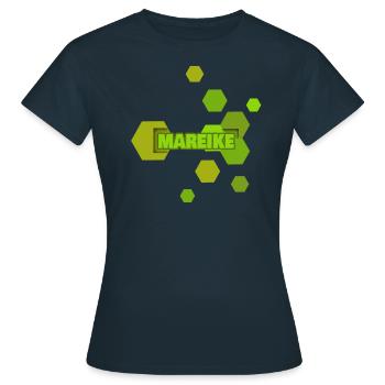 Camouflage Mareike - Women's T-Shirt - navy - Front - AI Model Female 172 dark (172cm)