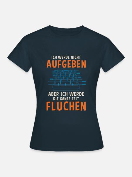 Tischfußball Kickern Tischkicker Sport Kicker - Frauen T-Shirt - Navy