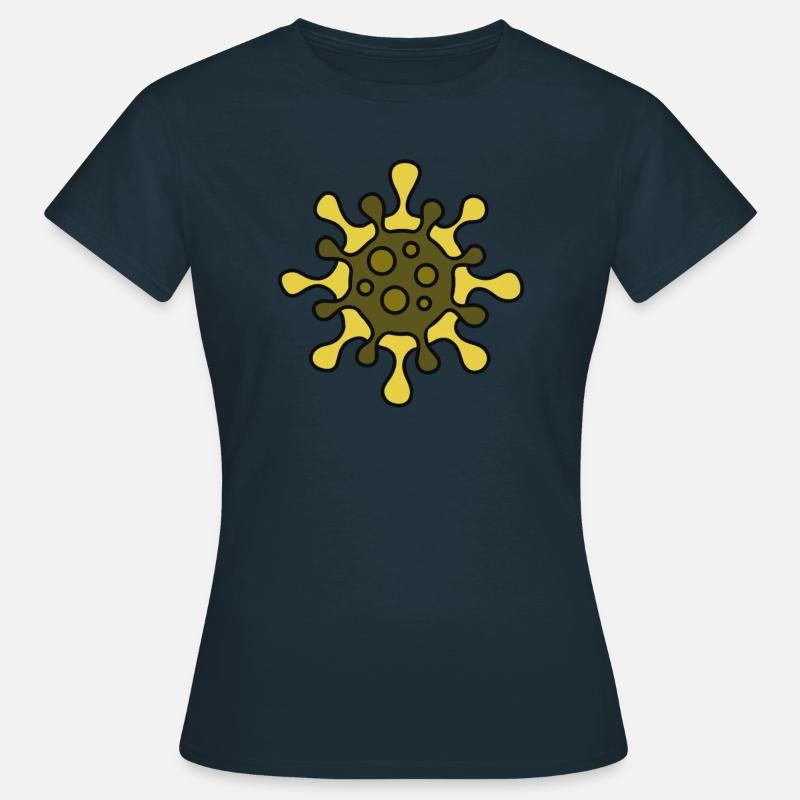 virus - Women's T-Shirt - navy