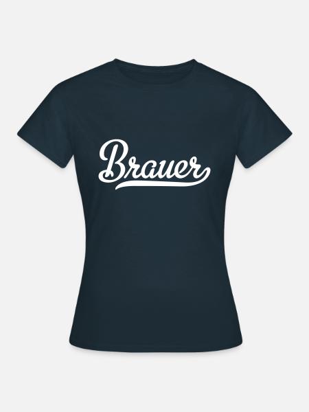 brauer - Frauen T-Shirt - Navy