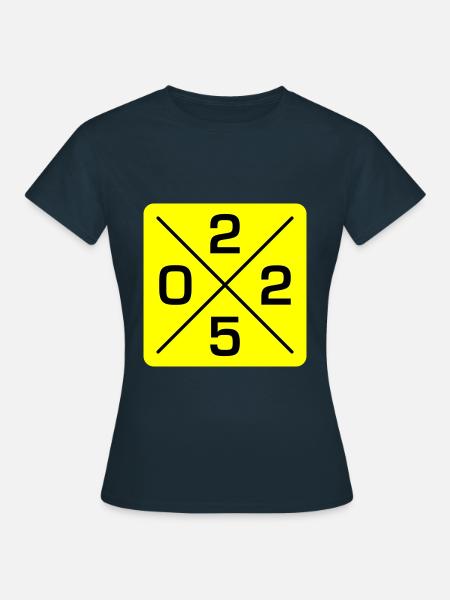 2025 - Frauen T-Shirt - Navy