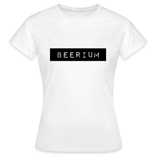BEERIUM logo svart - T-shirt dam