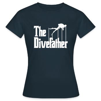 Plongée Plongée Apnée Sous-marine Plongée Plongée Plongée - T-shirt Femme - marine - Devant - AI Model Female 172 dark (172cm)