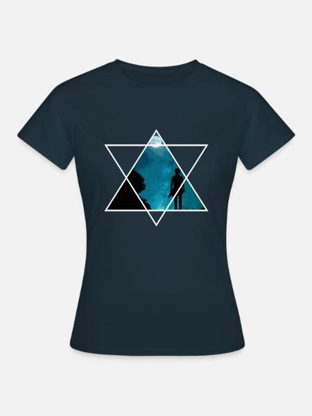 Traum bei Nacht - Frauen T-Shirt - Navy