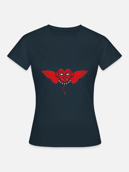 Teufelshund - Frauen T-Shirt - Navy