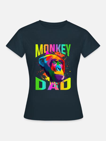 Affenvater - Frauen T-Shirt - Navy