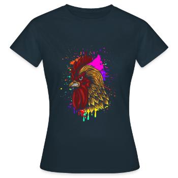 Angry - Women's T-Shirt - navy - Front - AI Model Female 172 dark (172cm)