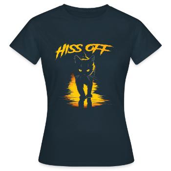 Fauch s’en va - T-shirt Femme - marine - Devant - AI Model Female 172 dark (172cm)