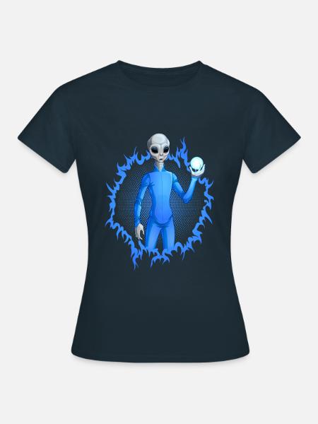 Das Außerirdische - Frauen T-Shirt - Navy