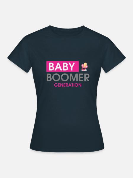 Baby Boomer Generation - Frauen T-Shirt - Navy