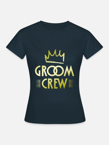 Groom Crew - Frauen T-Shirt - Navy