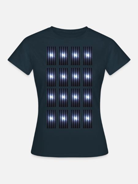 Hypnotischer Schatten - Frauen T-Shirt - Navy