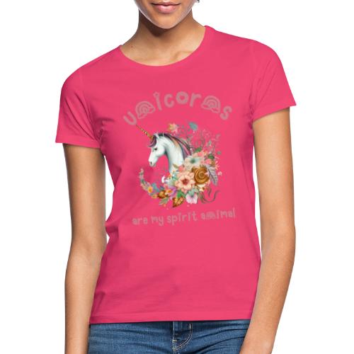 unicorns - T-skjorte for kvinner