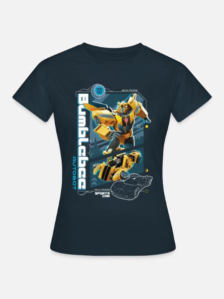 Transformers Earth Spark Autobot Bumblebee - Vrouwen T-shirt - navy