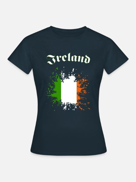 Ireland - Frauen T-Shirt - Navy