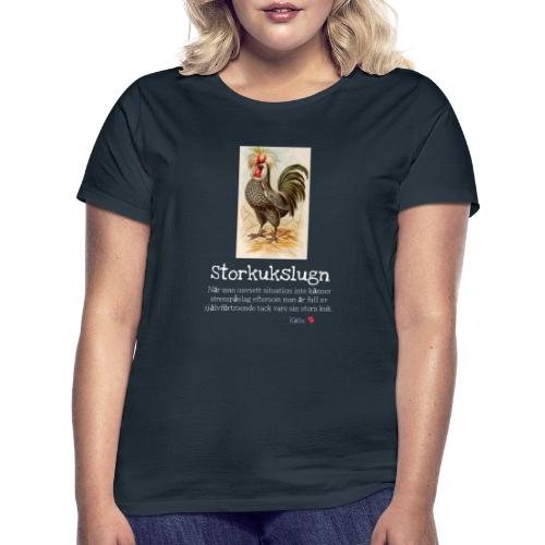 Storkukslugn - T-shirt dam