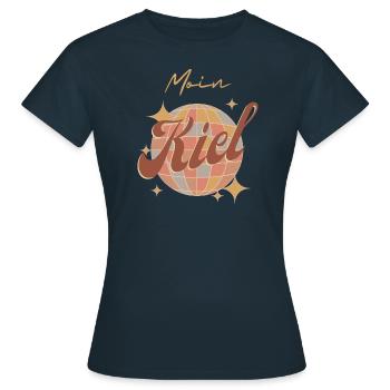 Moin Kiel - T-shirt Femme - marine - Devant - AI Model Female 172 dark (172cm)
