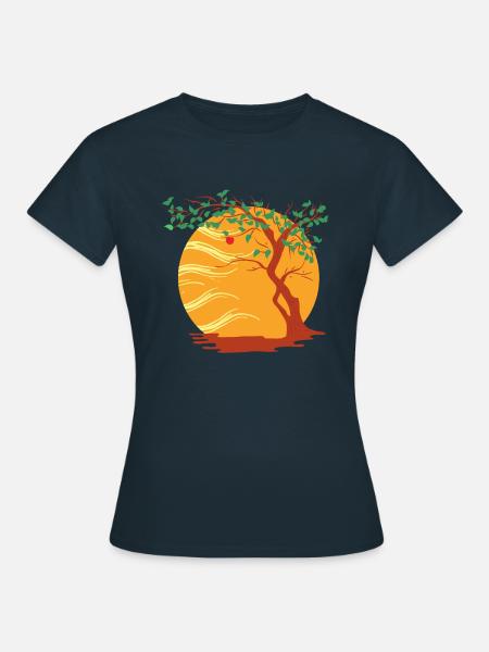Autumn time Autumn Autumn beginning - Women's T-Shirt - navy