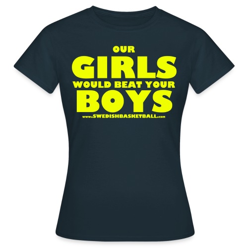 Our Girls Your Boys Yellow - T-shirt dam