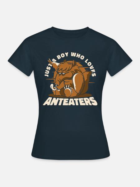Ameisenbär Tier Ameisenbären - Frauen T-Shirt - Navy
