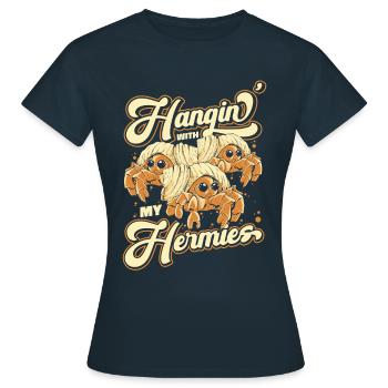Crabe Ermite Crabe Crabe - T-shirt Femme - marine - Devant - AI Model Female 172 dark (172cm)